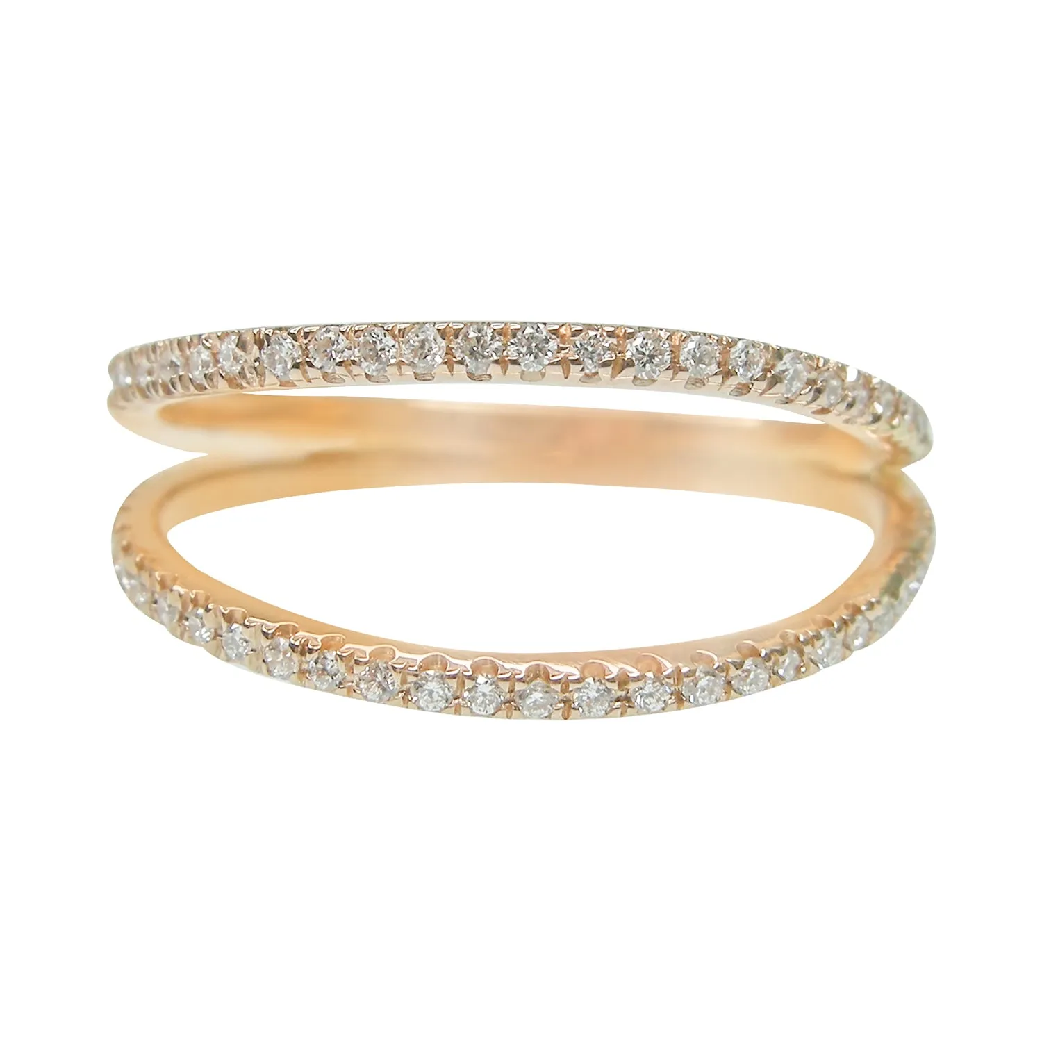 Diamond Split Ring