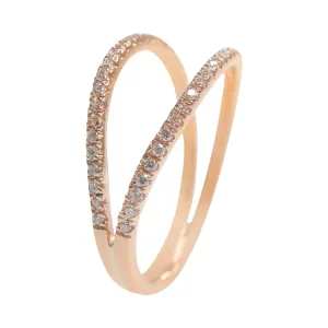 Diamond Split Ring