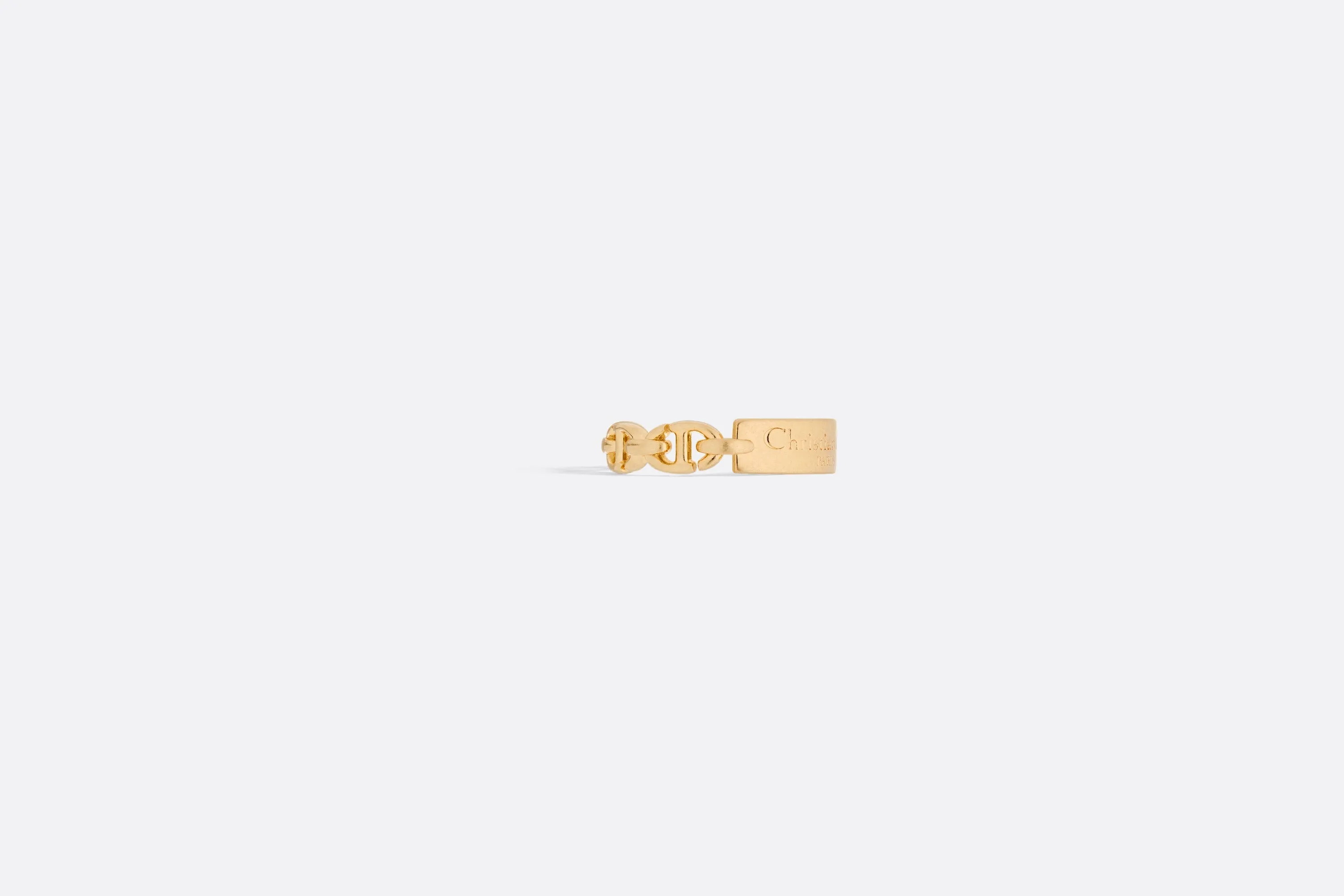Dior Club Ring • Gold-finish metal