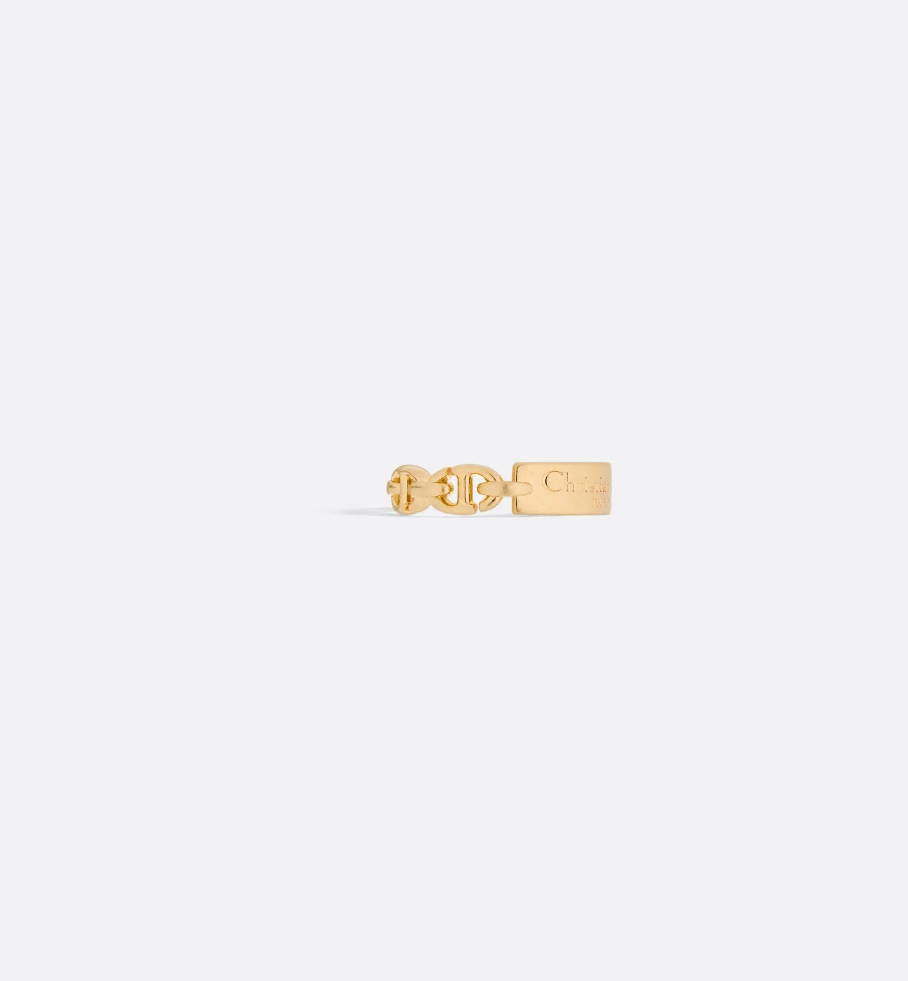 Dior Club Ring • Gold-finish metal