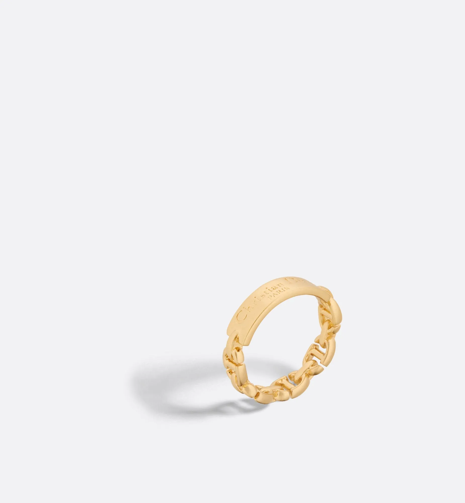 Dior Club Ring • Gold-finish metal