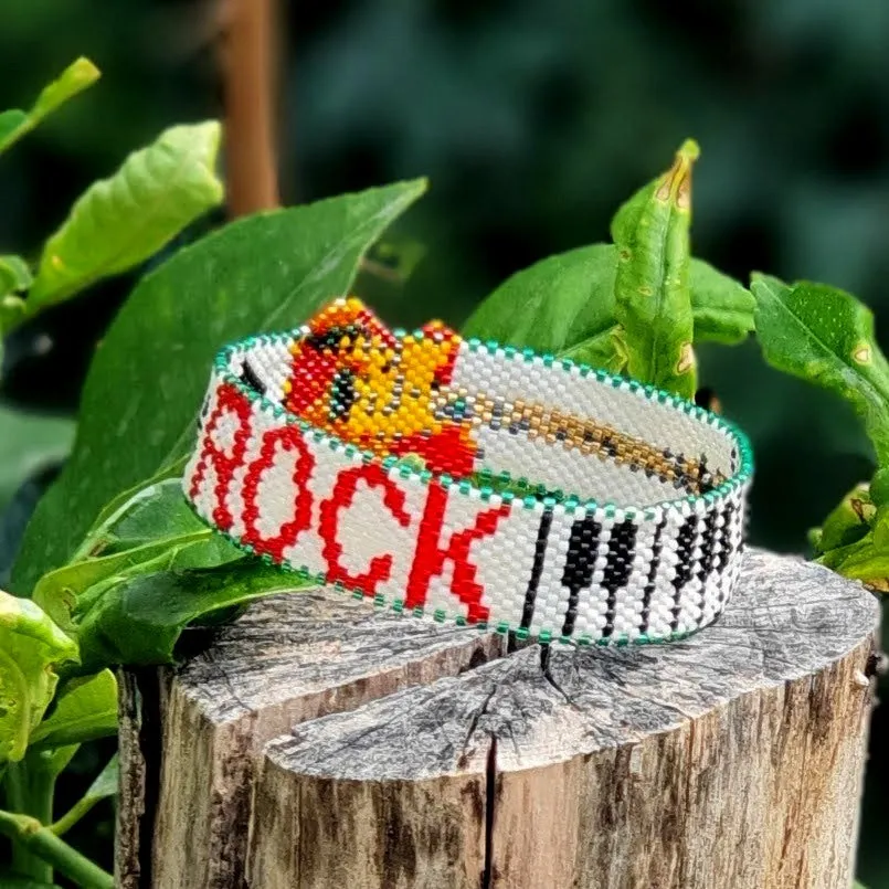 DIY Loom Pattern - Bracelet ROCK