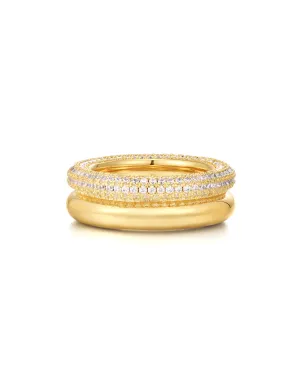 Double Amalfi Ring- Gold