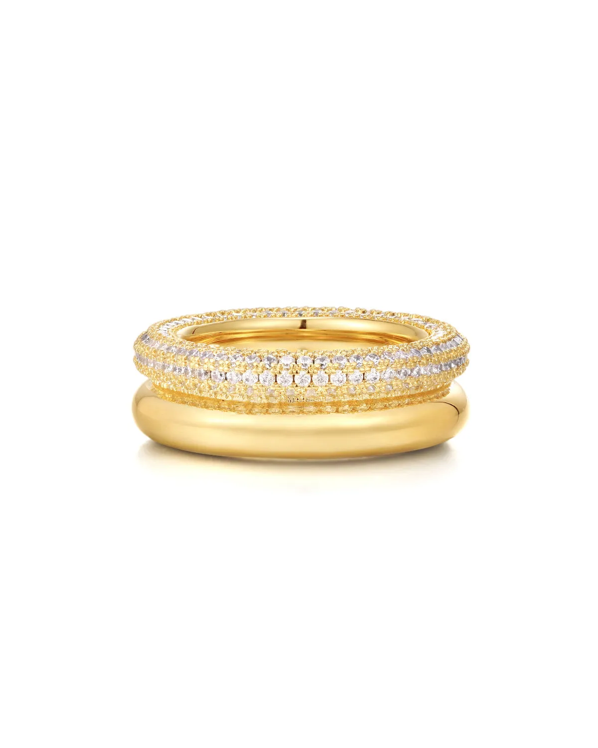 Double Amalfi Ring- Gold