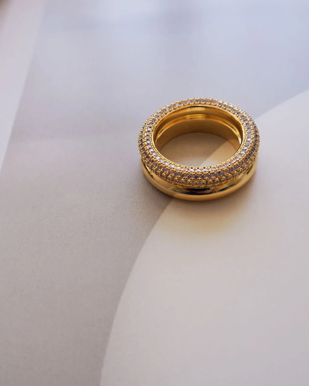Double Amalfi Ring- Gold