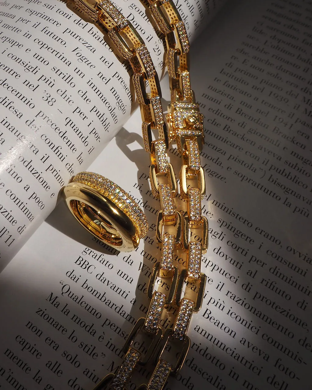 Double Amalfi Ring- Gold