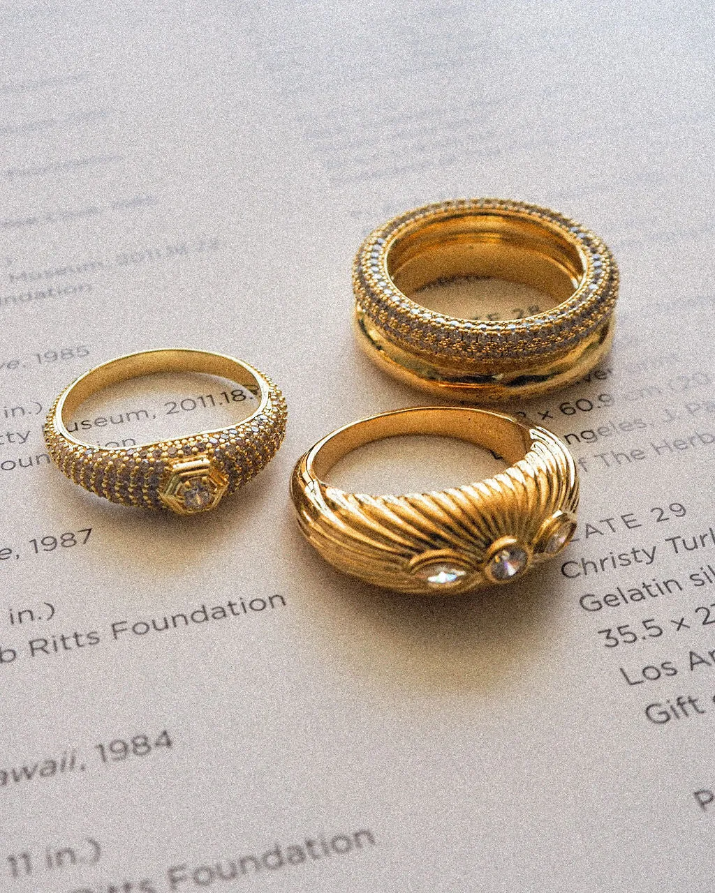 Double Amalfi Ring- Gold