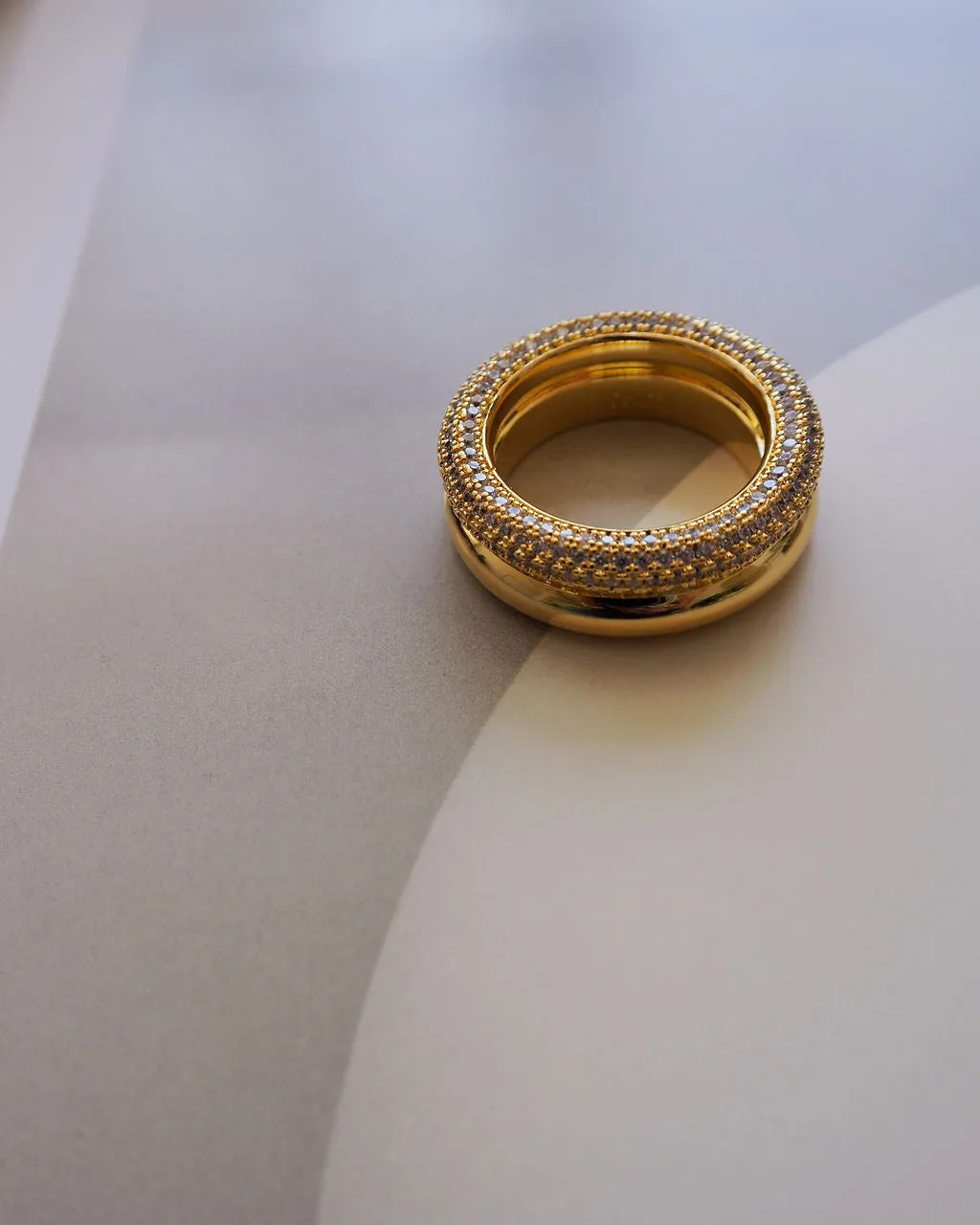 Double Amalfi Ring- Gold