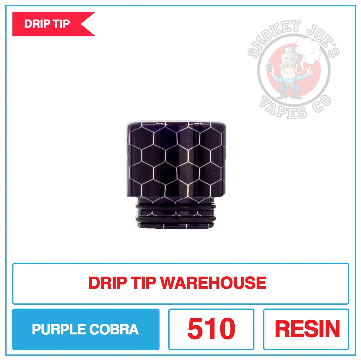 Drip Tip Warehouse - 810 Drip Tip - Purple Cobra