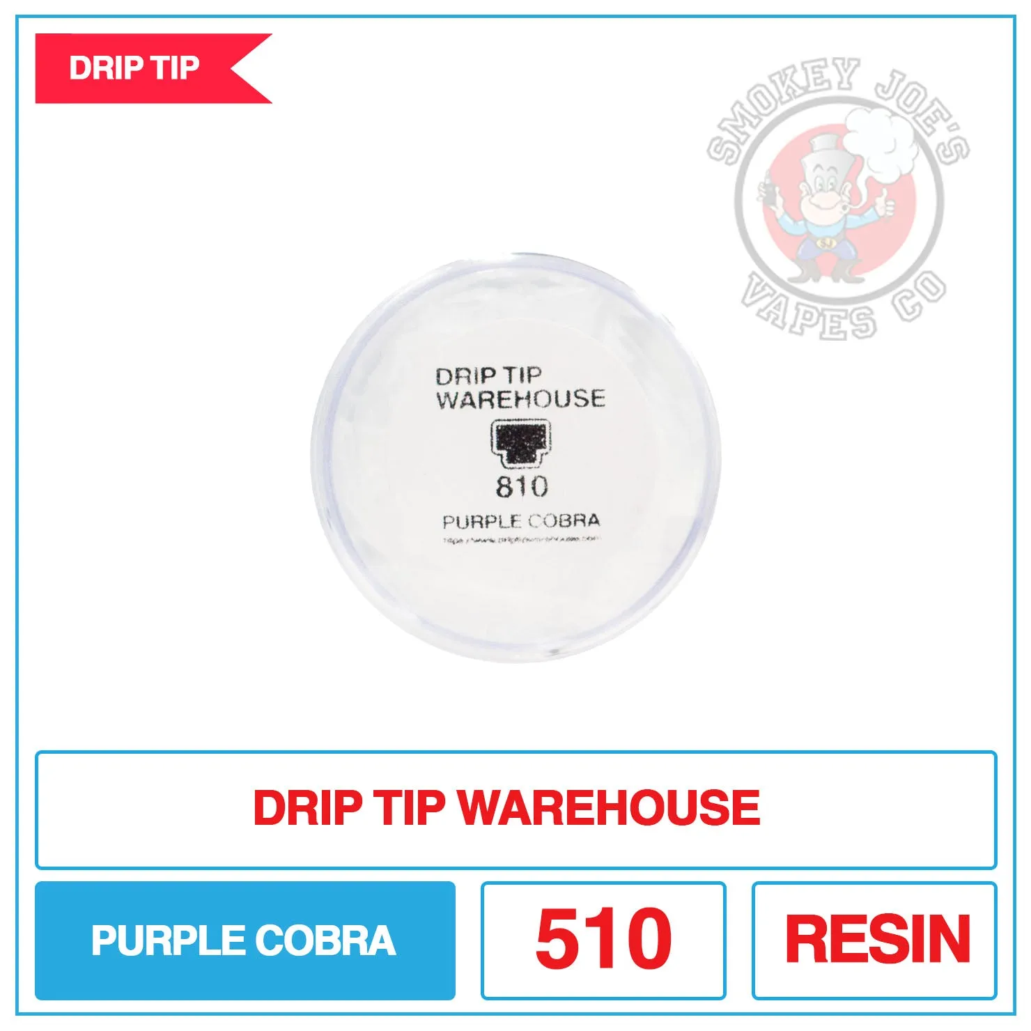 Drip Tip Warehouse - 810 Drip Tip - Purple Cobra