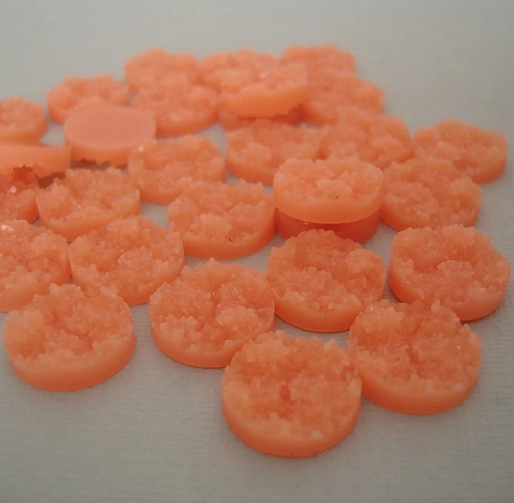 Druzy Resin Cabochons 14mm