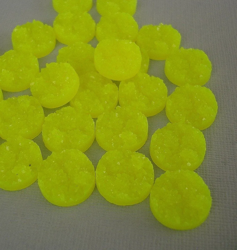 Druzy Resin Cabochons 14mm
