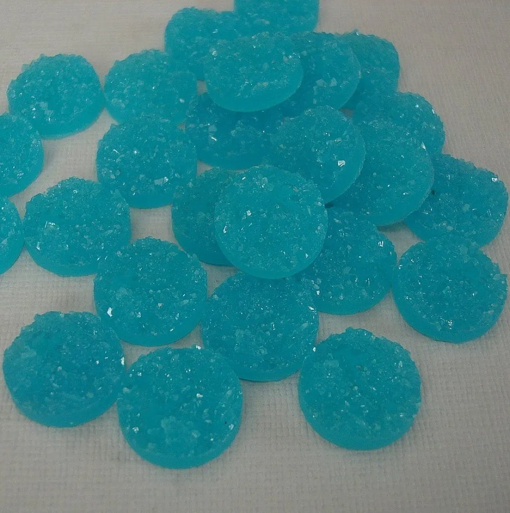 Druzy Resin Cabochons 14mm