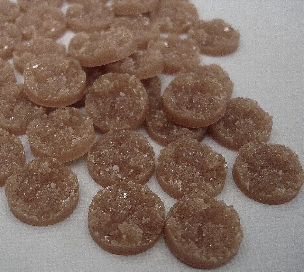 Druzy Resin Cabochons 14mm