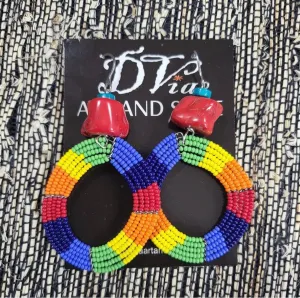 DVIA KENYAN BEADED EARRINGS