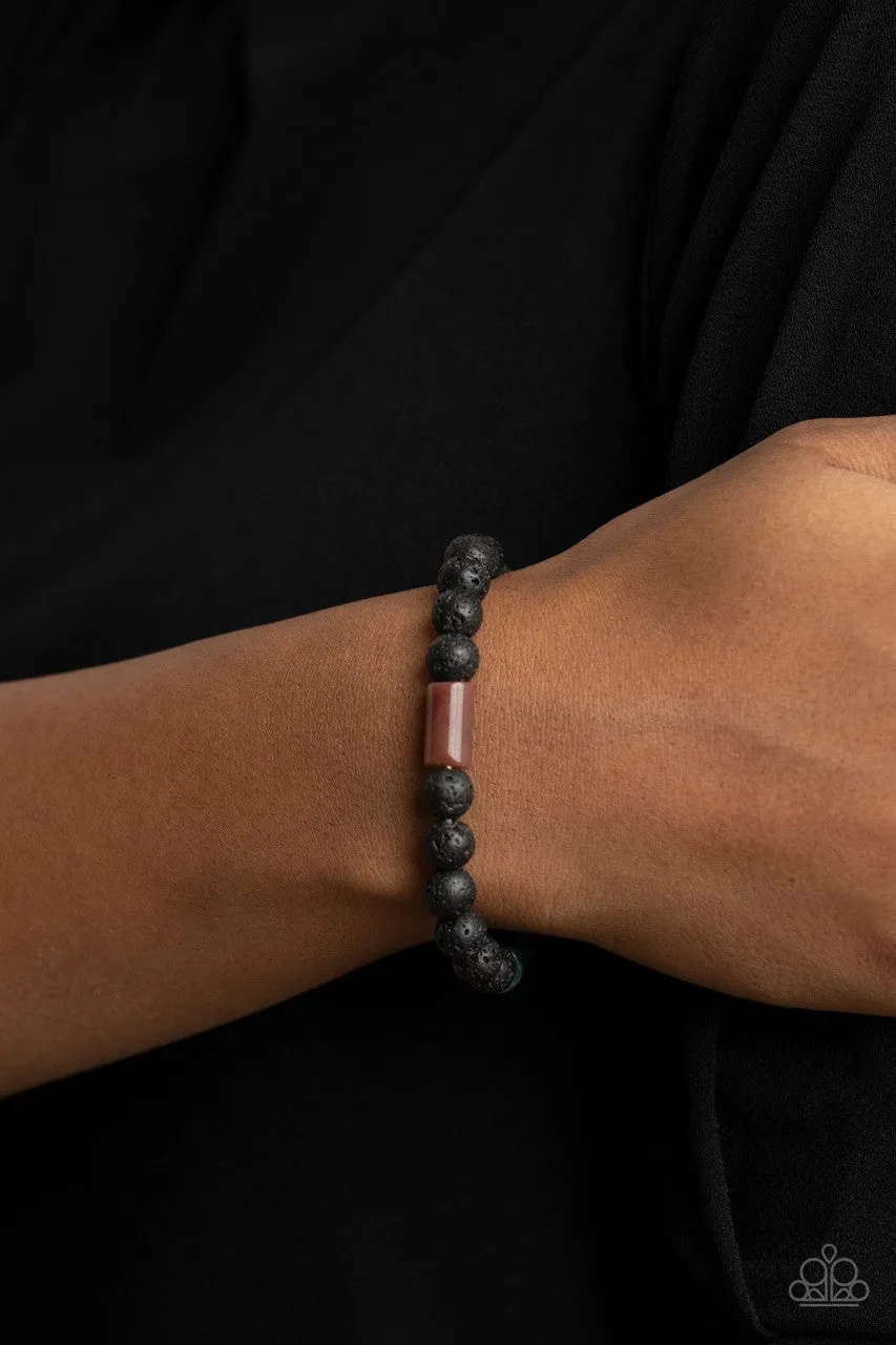 Earthy Energy Green Paparazzi Bracelet