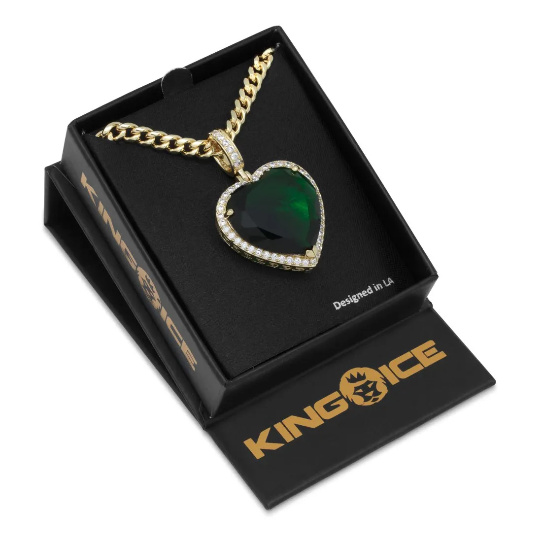 Emerald Heart Necklace