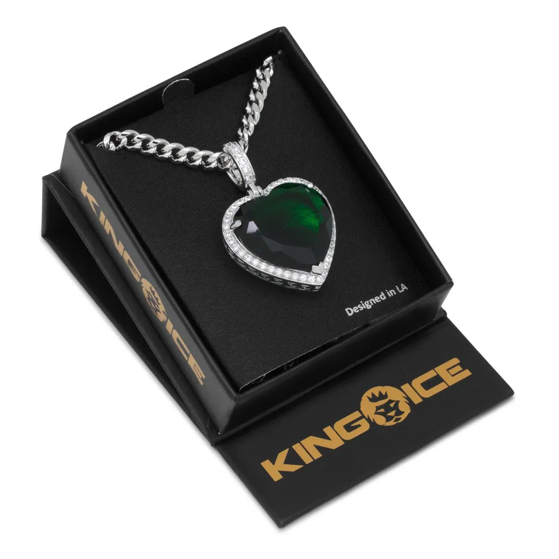 Emerald Heart Necklace