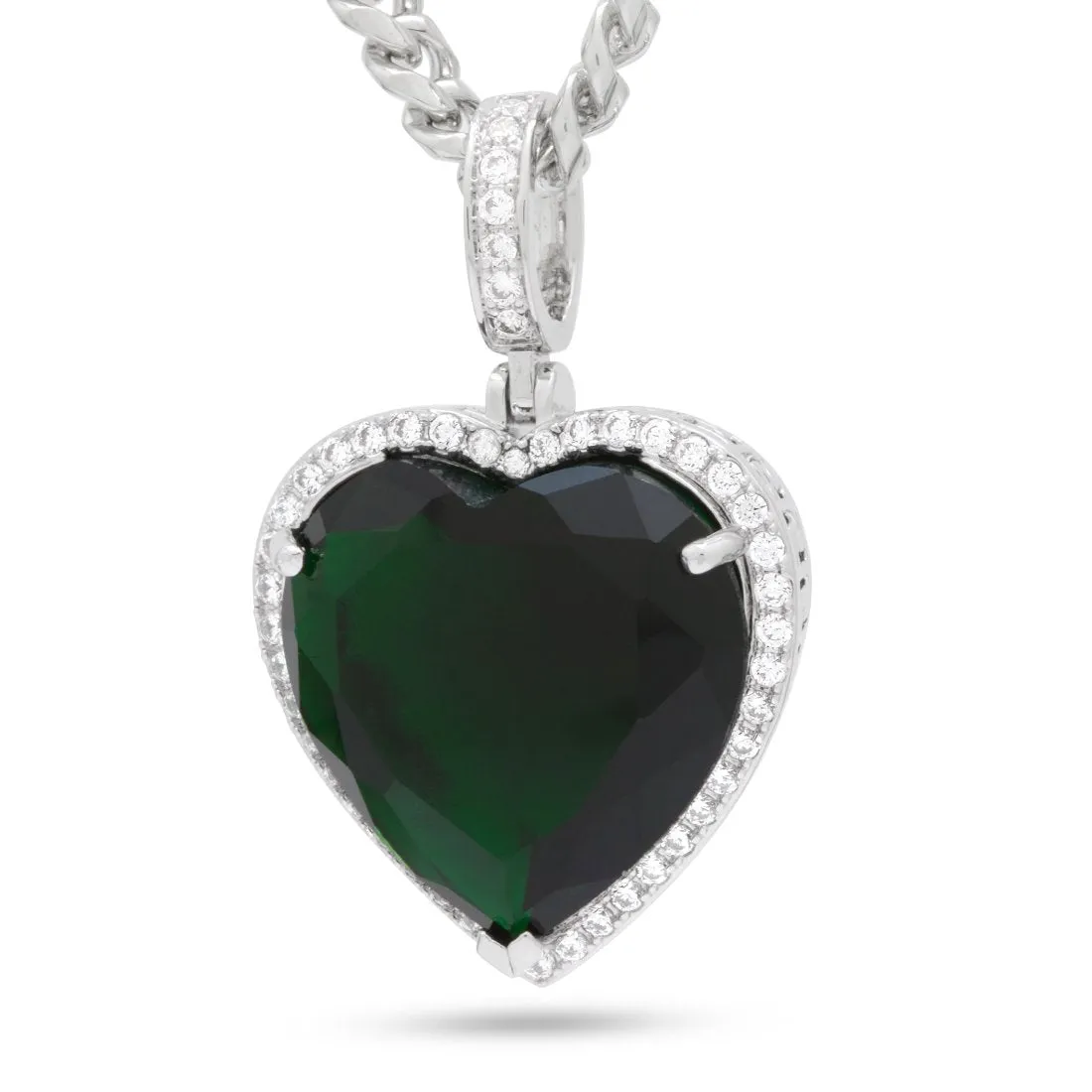 Emerald Heart Necklace