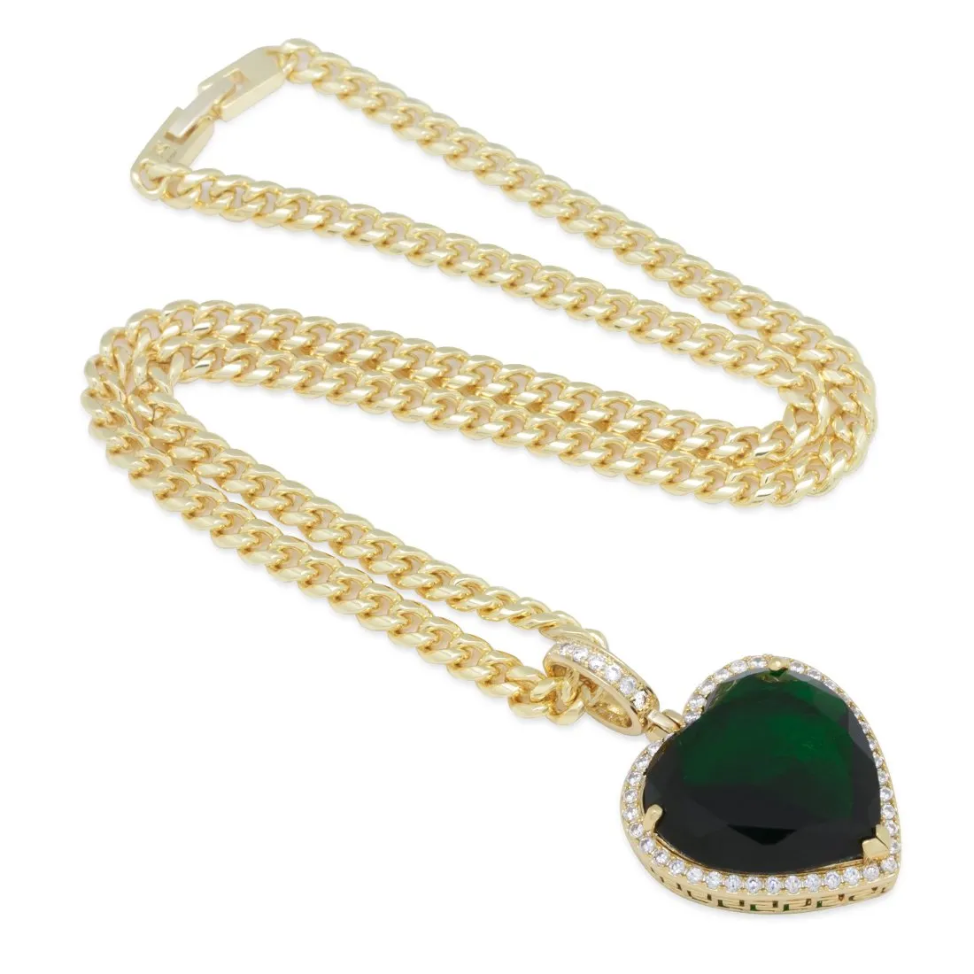 Emerald Heart Necklace
