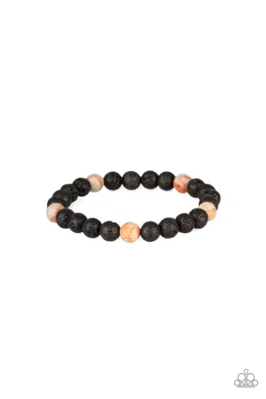 Enlivened Orange Paparazzi Bracelet
