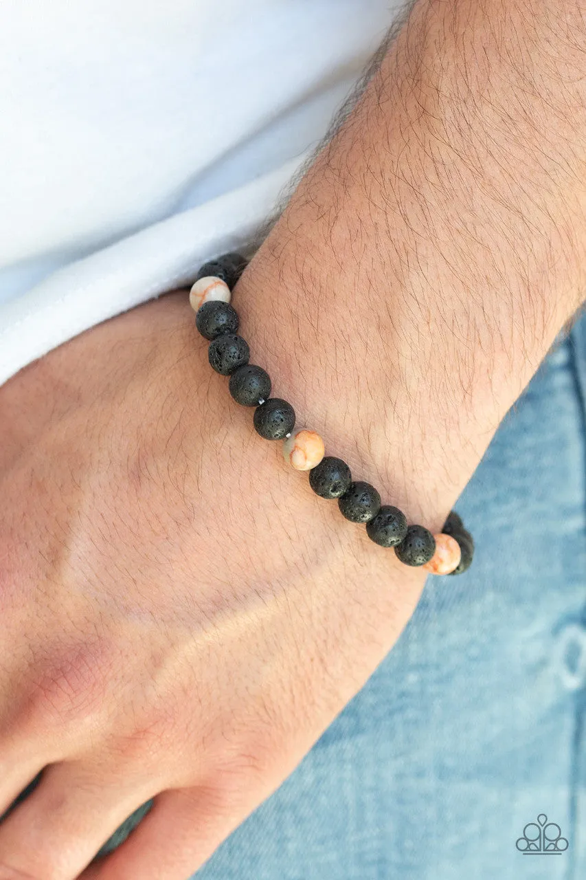 Enlivened Orange Paparazzi Bracelet
