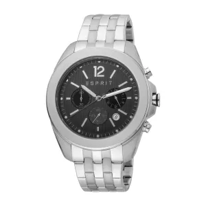 Esprit Men's Stainless Steel Chronograph Watch With Gray Dial