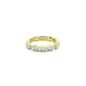 Ever Pavé Stack Ring 3.25mm - 18K Gold Vermeil   CZ Blanc
