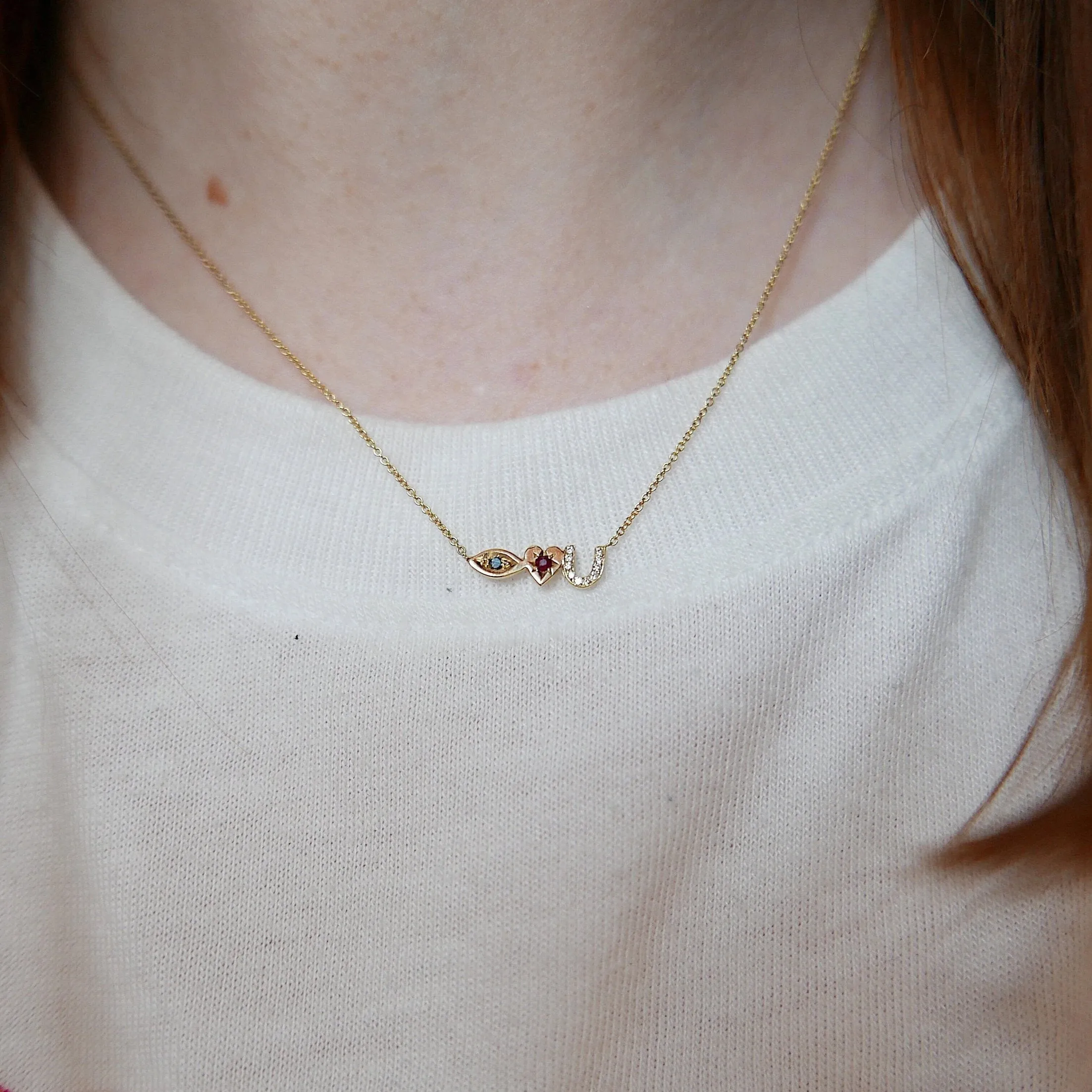 Eye Love U Necklace