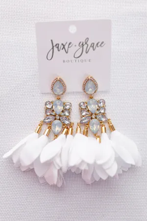 Fabric Tassel Statement Earrings, VARIOUS