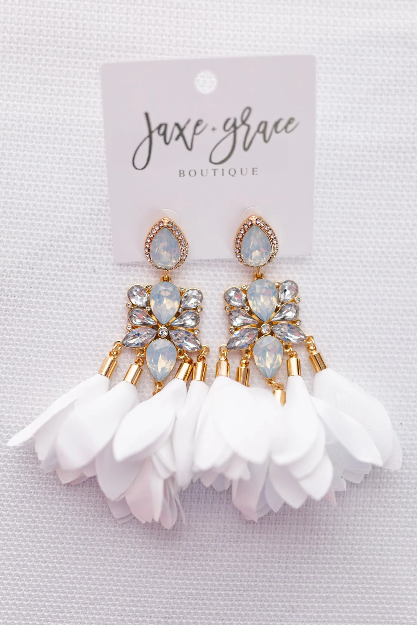 Fabric Tassel Statement Earrings, VARIOUS