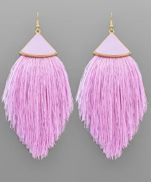 Fan & Tassel Earrings