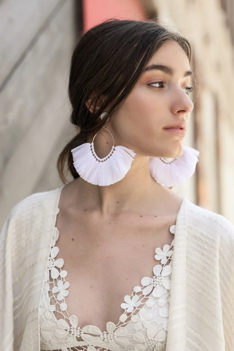 Fan Tassel Earrings