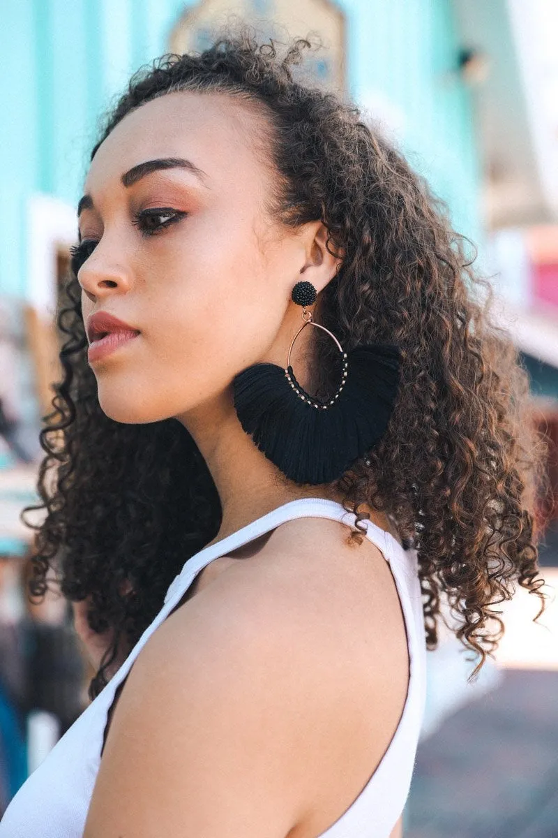 Fan Tassel Earrings