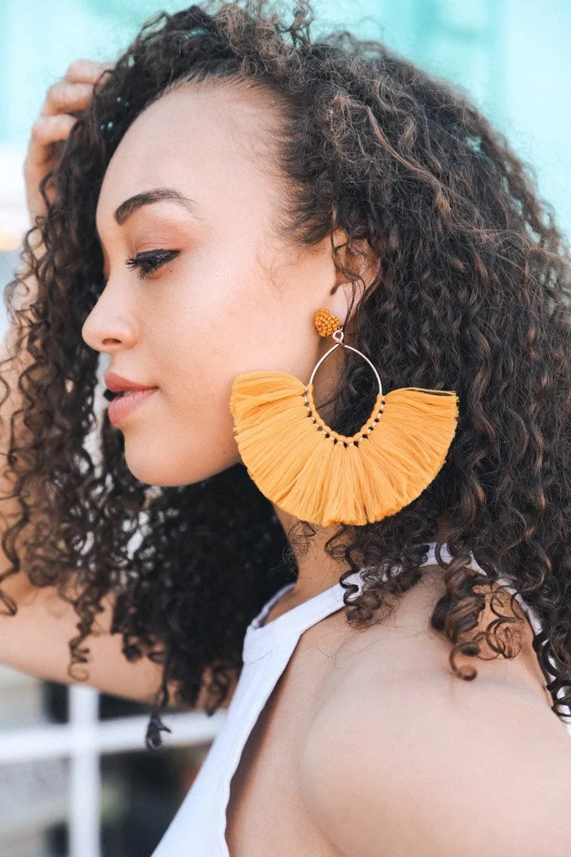 Fan Tassel Earrings