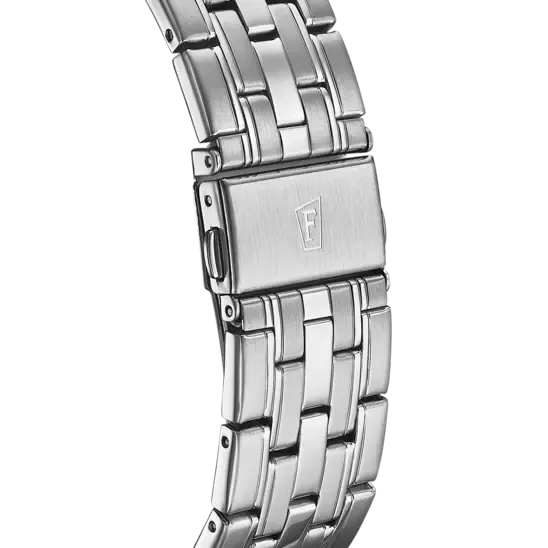 Festina Timeless Chronograph Gents White Dial Stainless Steel Watch