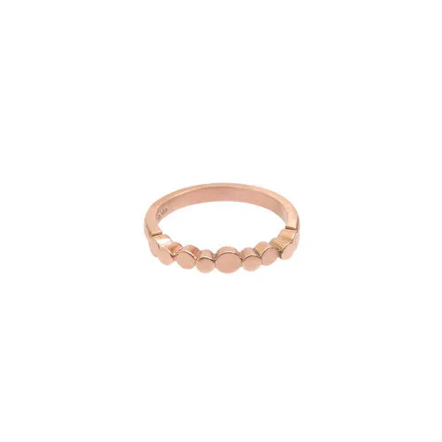 Flow Pebble Ring 9ct Rose Gold