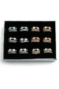 FLOWER POWER STACKED RINGS