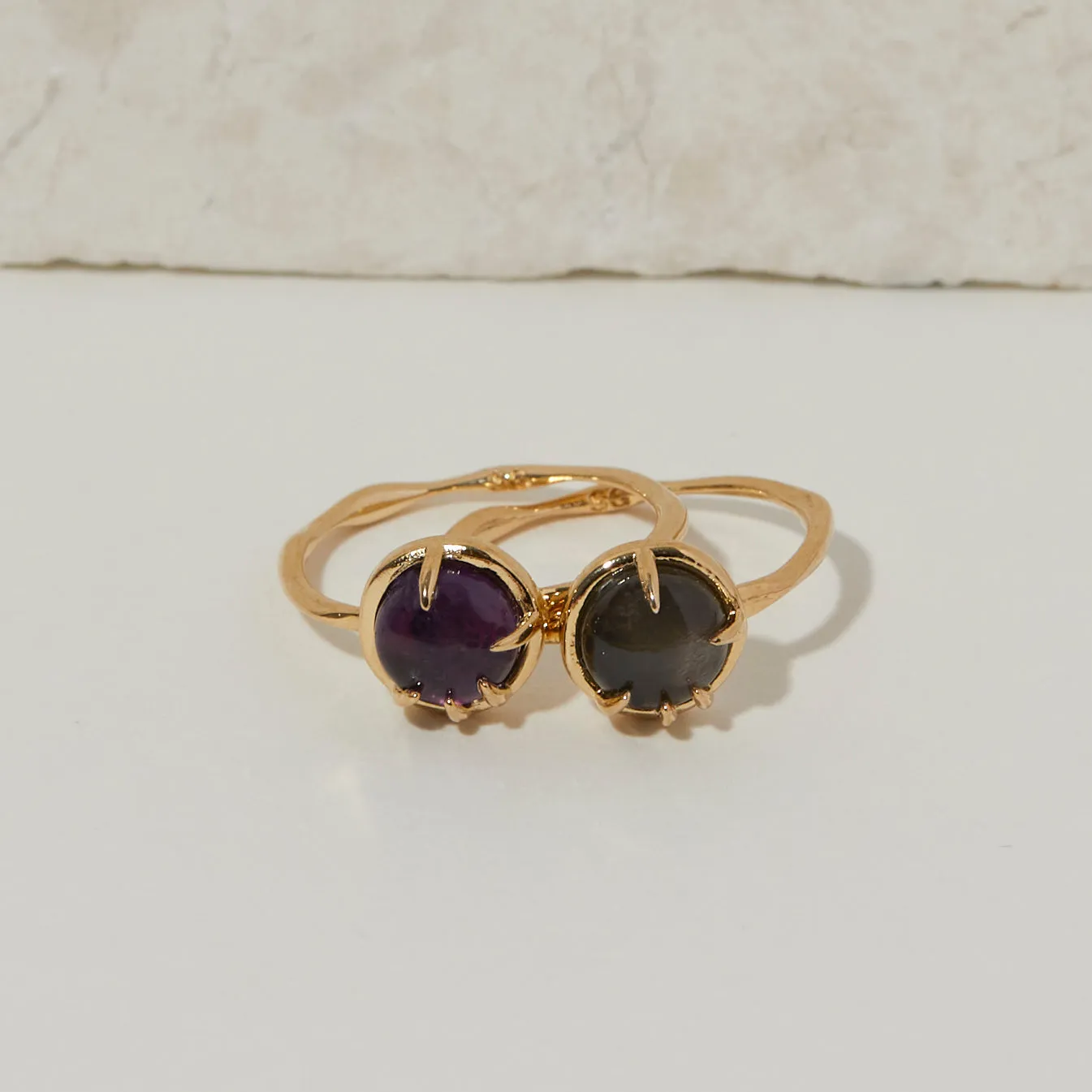 Fortune Teller in Black Moonstone