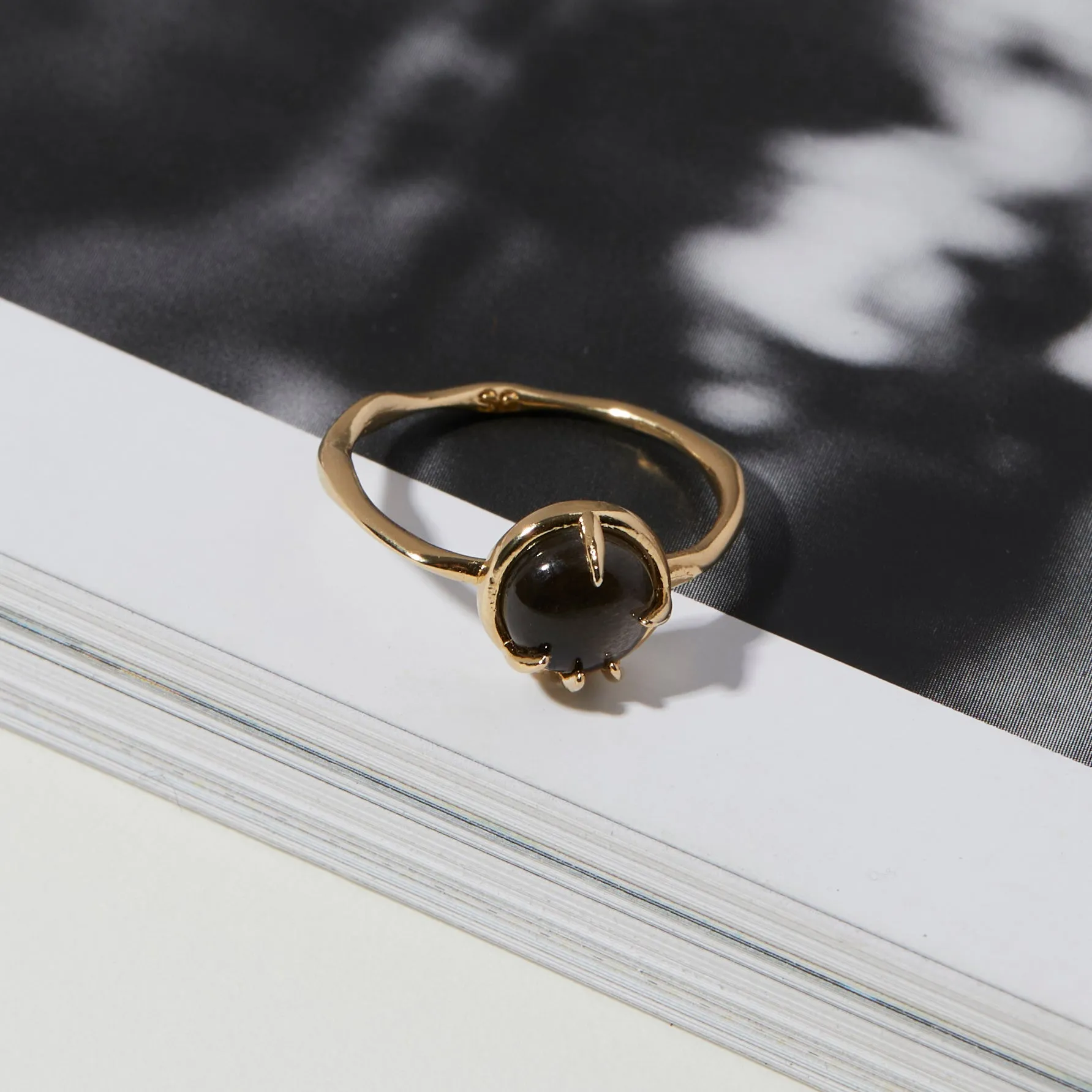Fortune Teller in Black Moonstone