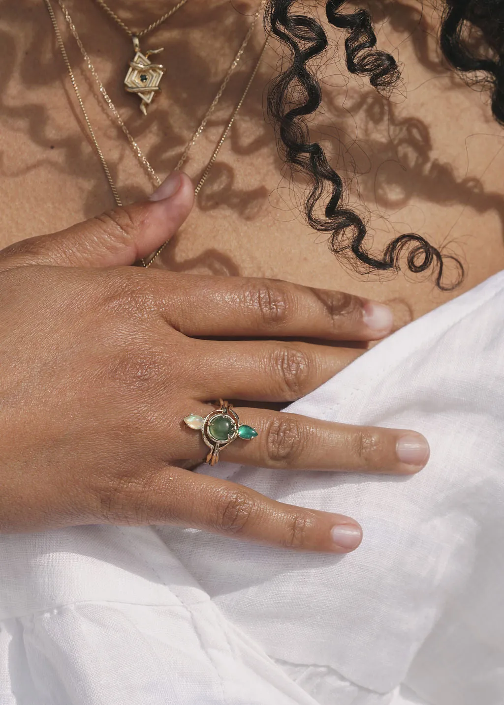 Fortune Teller in Green Serpentine