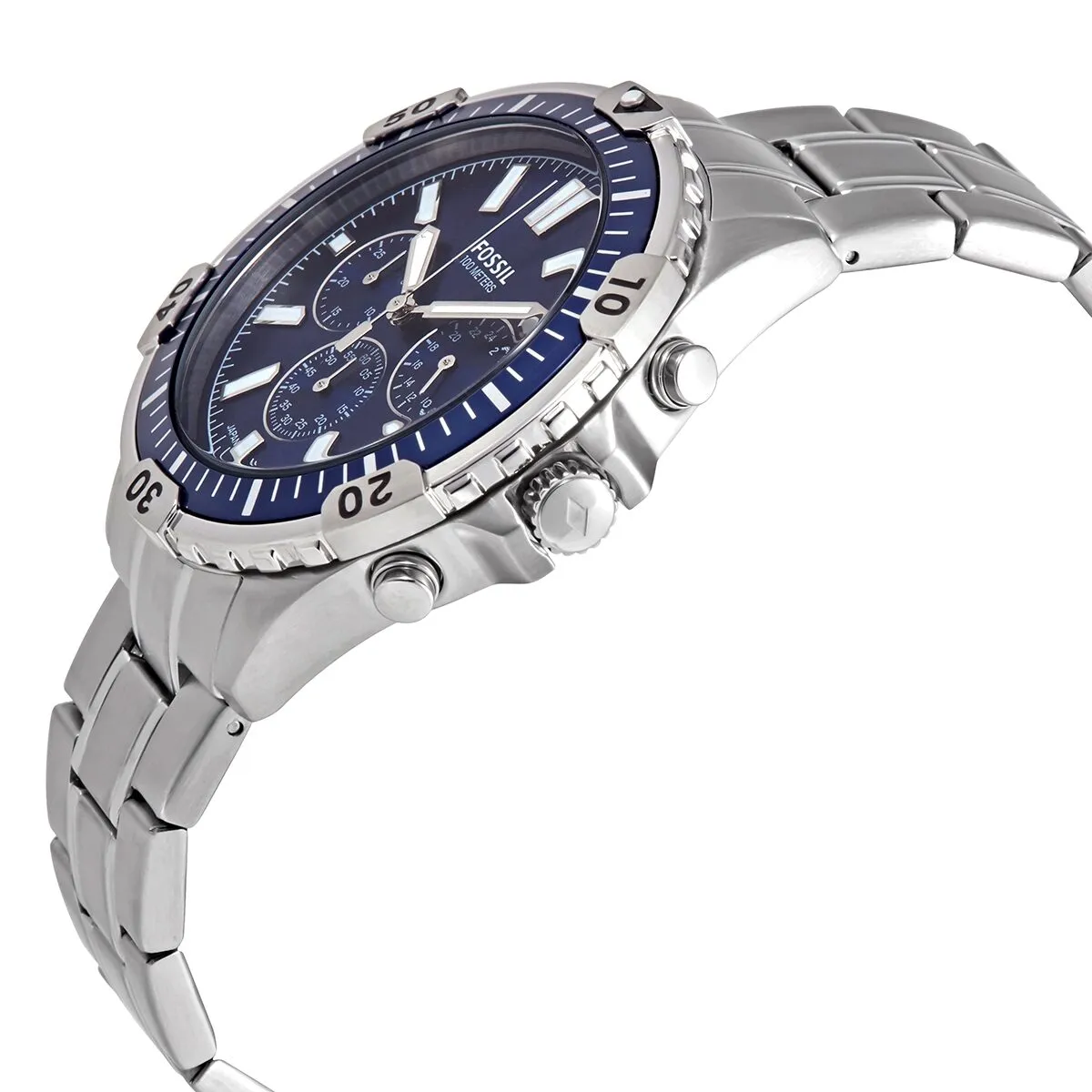 Fossil Garrett Chronograph Quartz Blue Dial Men's Watch FS5623
