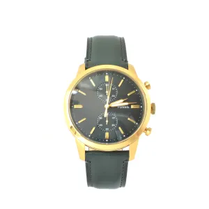 Fossil Men'S Watch With Dark Green Strap & Dial