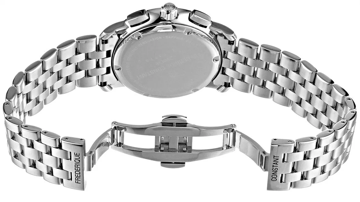 Frederique Constant Classics Quartz Chronograph Stainless Steel Mens Watch Date FC-292MC4P6B2