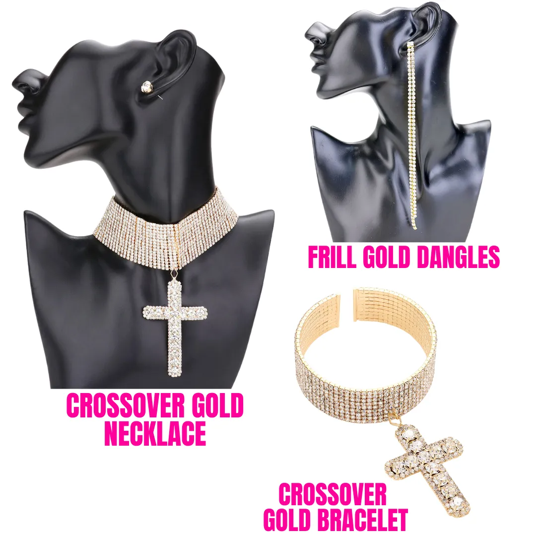 Frill Gold Dangles