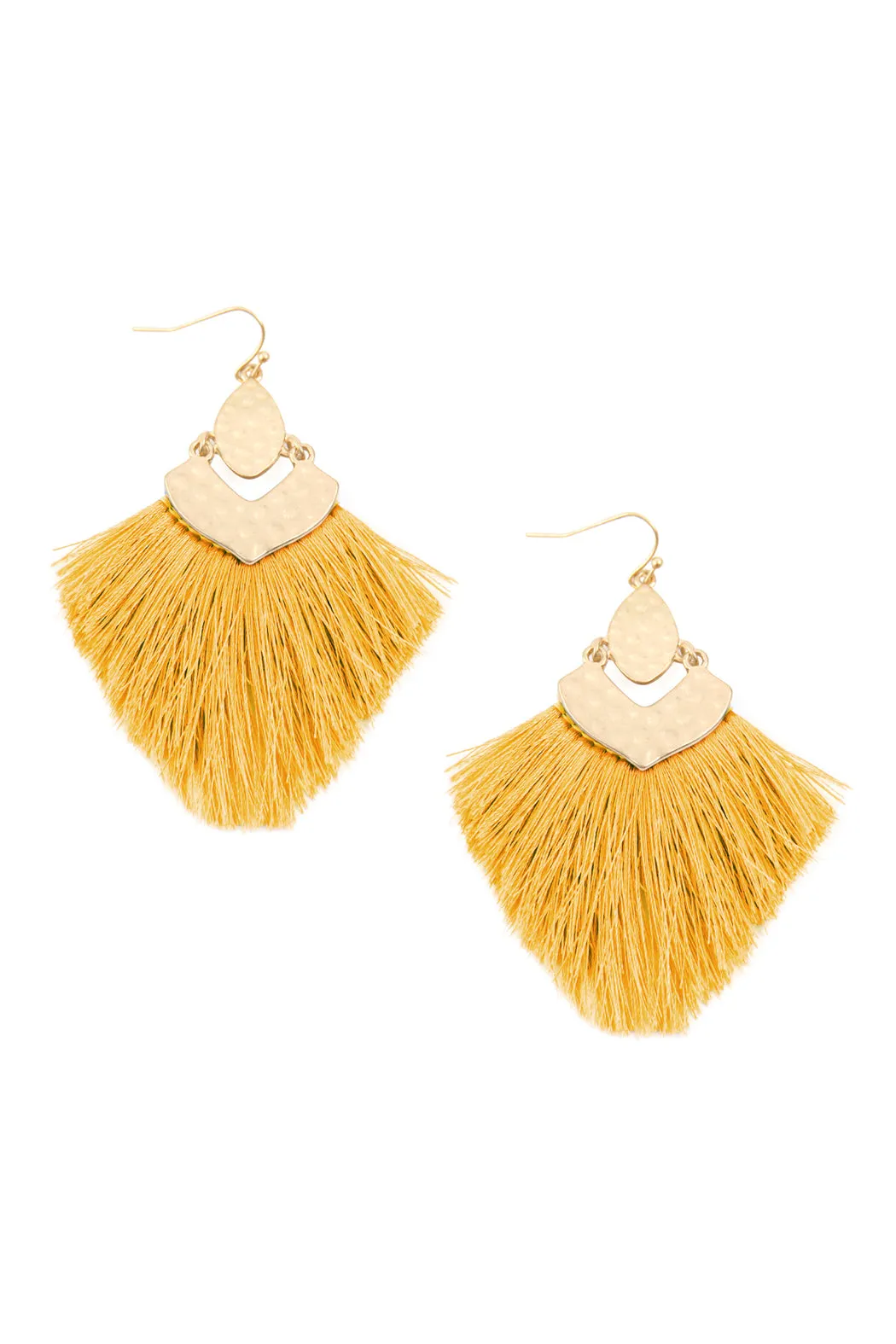 FRINGE TASSEL DROP EARRINGS