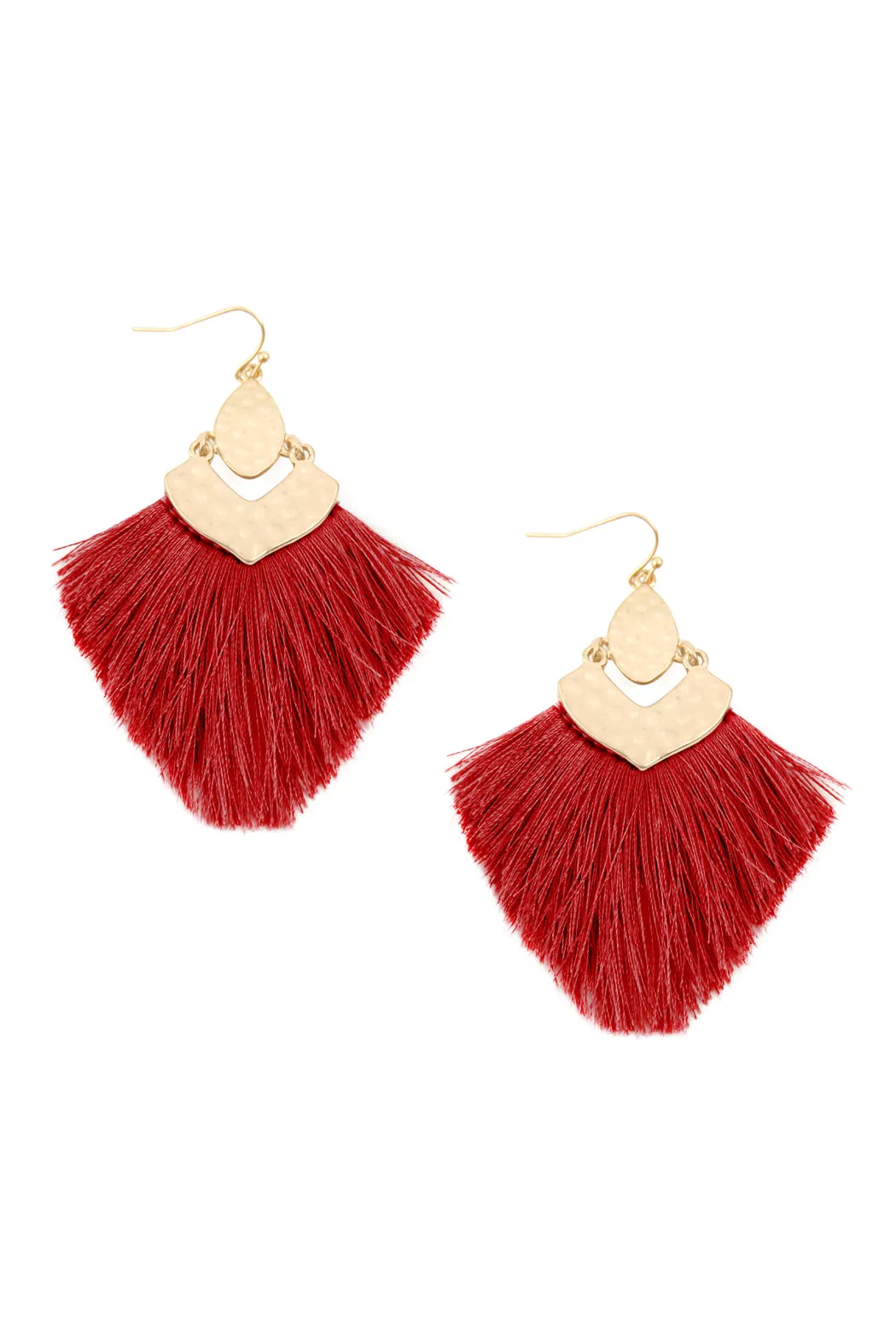 FRINGE TASSEL DROP EARRINGS