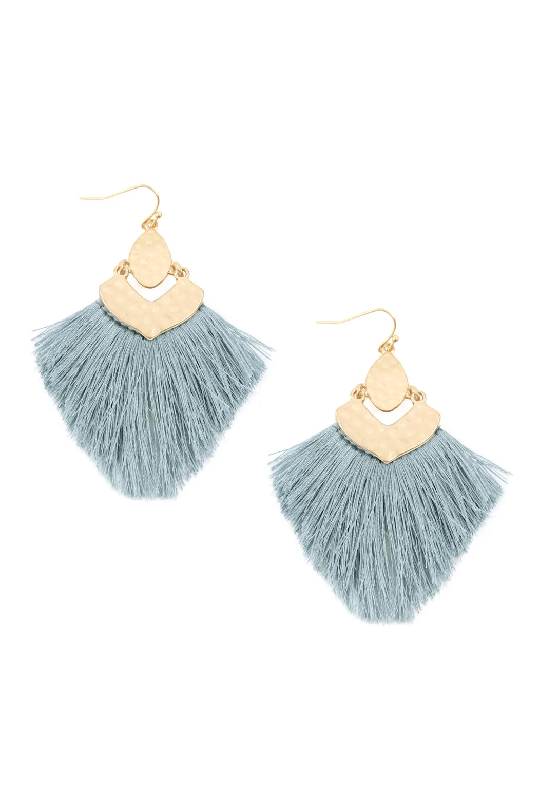 FRINGE TASSEL DROP EARRINGS