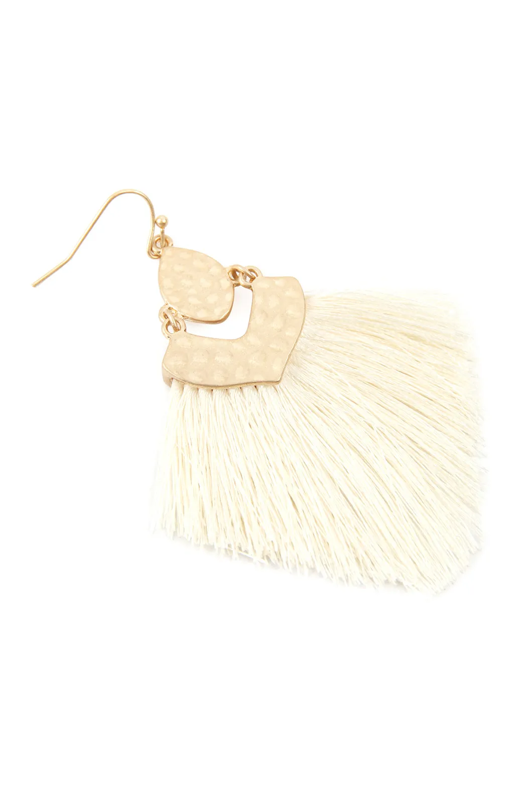 FRINGE TASSEL DROP EARRINGS