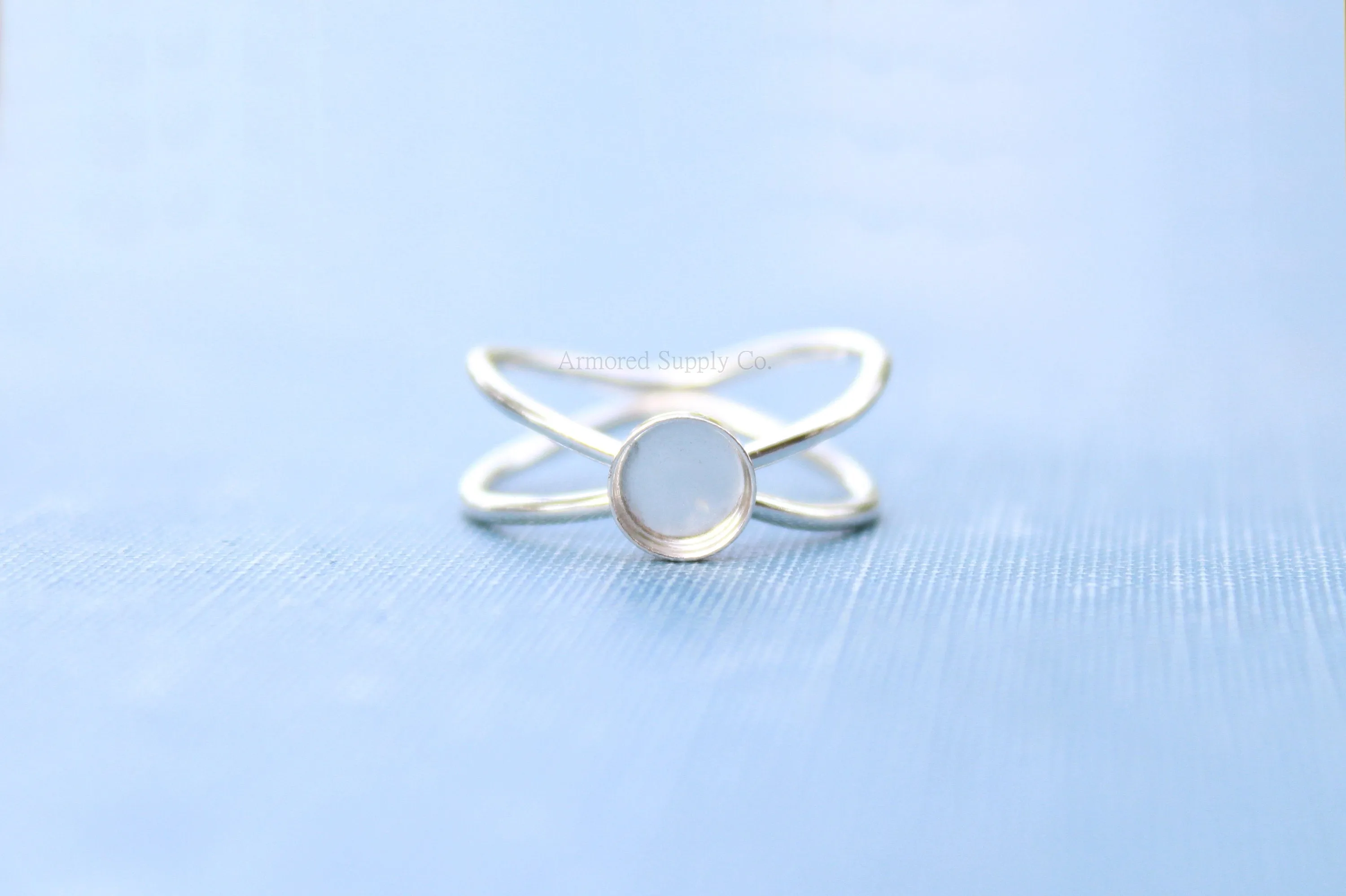 Galaxy Bezel Round Cup Ring blank setting